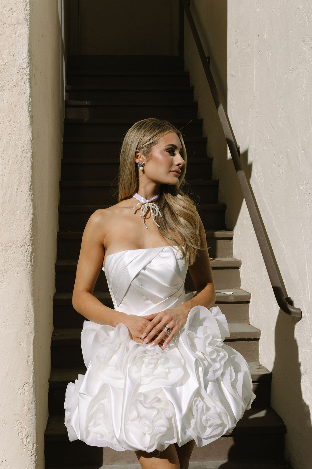 Florentina short white wedding dress Scottsdale